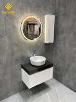 روشویی سنگی خاص به همراه کابینت مدل فلت - Image 5