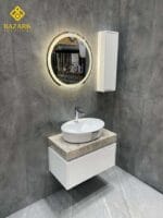 روشویی سنگی خاص به همراه کابینت مدل فلت - Image 3