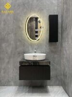 خرید روشویی مدرن سنگی کابینت دار مدل لاین - Image 13