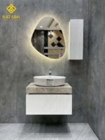 خرید روشویی مدرن سنگی کابینت دار مدل لاین - Image 11