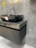 خرید روشویی مدرن سنگی کابینت دار مدل لاین - Image 3