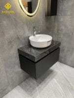 خرید روشویی مدرن سنگی کابینت دار مدل لاین - Image 19